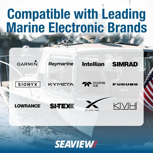 Vista 7 de SEAVIEW Round Cable Gland Stainless Steel Marine Grade Waterproof Cable Seal
