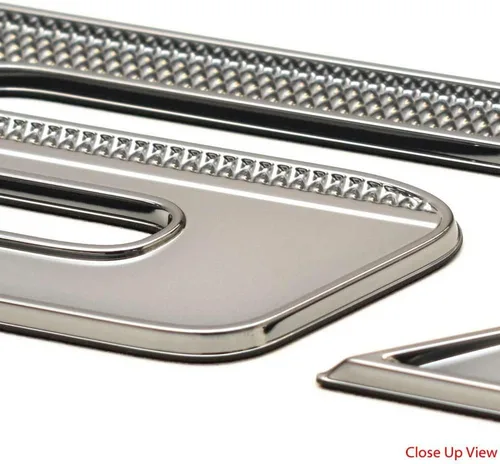 Vista 3 de Supra Boat Raised Logo Decal Emblem 117098 SA EGR Cromo