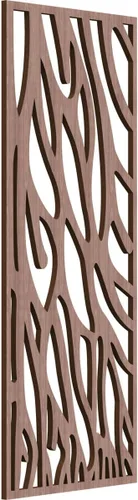Vista 142 de 9 3/8"W x 24 3/8"H x 1/4"T Bristol Decorativos Paneles de Pared de Madera Calado, Cereza
