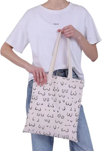 Vista 6 de VAMSII Bolsa de maquillaje para pechos, tetas inspiradas en los pechos, regalos para amantes de las tetas para mujeres, regalo de boobie