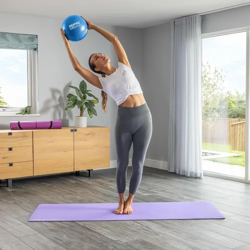 Vista 2 de Core Balance Pelota de pilates antiestallido de 9 pulgadas, mini pelota de ejercicio para yoga, barras, estiramiento y entrenamiento de estabilidad