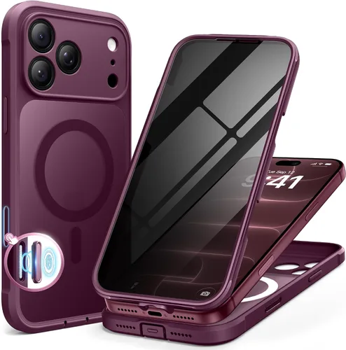 Vista 43 de BERFY for iPhone 12 Pro Max Case, Fit for Magsafe Negro