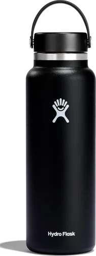 Vista 68 de Hydro Flask Botella de agua – Acero inoxidable aislado – Tapa flexible de boca ancha, antiderrames, a prueba de fugas y recargable en agave de 20