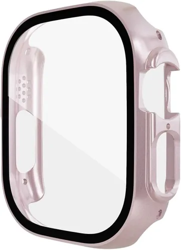 Vista 9 de Protector de pantalla de PC para Apple Watch Ultra de 1.929 in Smartwatch Glass+case Bumper Cubierta Templada para Iwatch Series 8 Ultra Accesorios