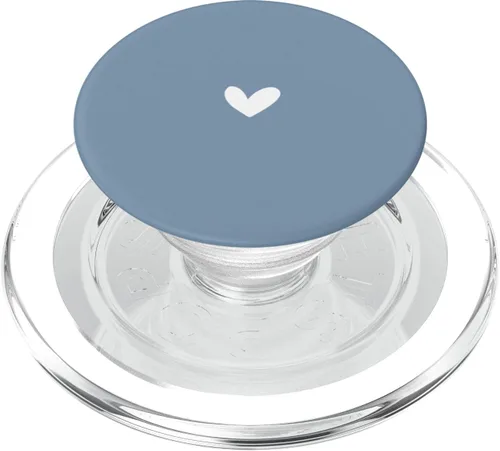 Vista 8 de Azul polvoriento: lindo y simple, bohemio, dibujado a mano, PopSockets intercambiables PopGrip
