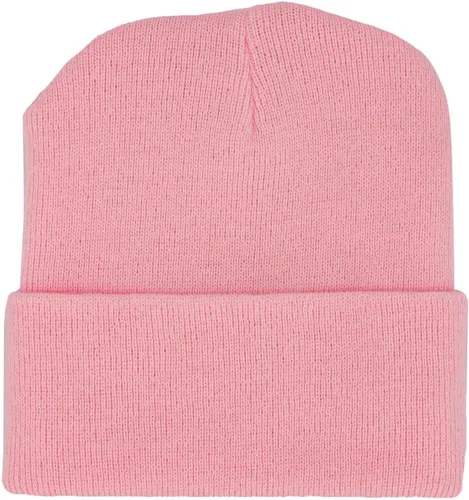 Vista 31 de KBETHOS Made in USA - Gorro de punto acrílico doblado con puños para hombre y mujer, color liso, unisex, frío 1. Gorro largo sólido negro