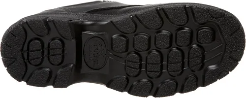 Vista 4 de Thorogood Soft Streets - Zapatos Oxford de trabajo con puntera lisa para mujer, cuero negro de alta calidad con plantilla cómoda y suela