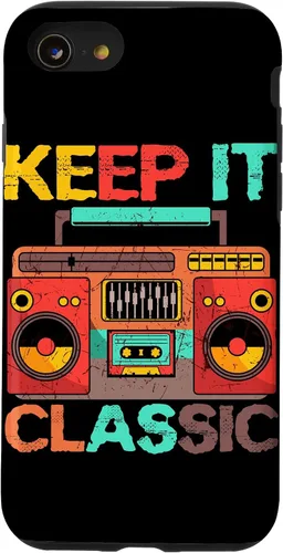 Vista 18 de Keep It Classic Radio 80s 90s Retro Vintage Cassette Player Funda para iPhone 17