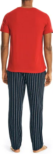 Vista 2 de Nautica Conjunto de pijama de franela para hombre