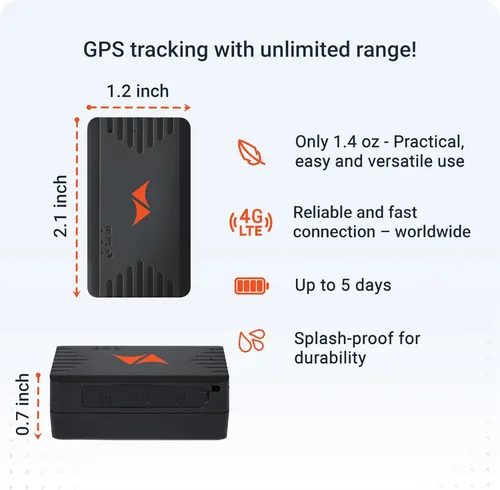 Vista 6 de PAJ GPS - People Finder 4G - Mini rastreador GPS para niños y personas mayores - Hasta 5 días de duración de la batería - Pequeño dispositivo