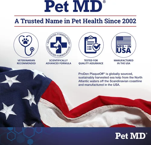 Vista 7 de Pet MD Proden PlaqueOff - Polvo de limpieza dental para los dientes de perro, suplemento de cuidado bucal para perros, reduce el mal aliento