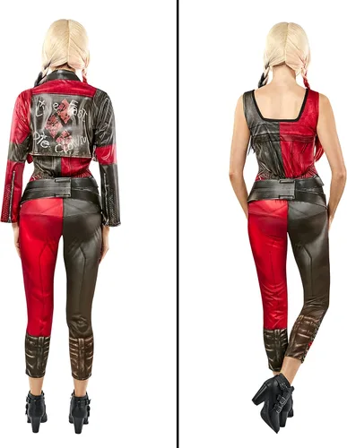 Vista 6 de Rubies II Disfraz de Harley Quinn de DC Comics Suicide Squad 2 para mujer aspecto principal Multi