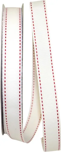 Vista 33 de Reliant Ribbon Linen Glimmer Harmony - Cinta con borde con alambre, 1-1/2 pulgadas x 50 yardas, marfil/dorado