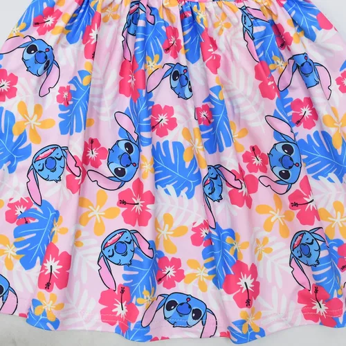 Vista 6 de Vestido de princesa de dibujos animados para niñas, vestido azul con mangas con volantes, vestido casual para niños grandes, talla 7-12 T