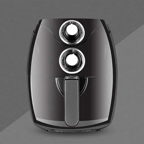 Vista 9 de 2.5L Air Fryer Household Oil-free, Timer & Temperature Control, Oil-Free, Non Stick Fry Basket, Dishwasher Safe Parts(Black)