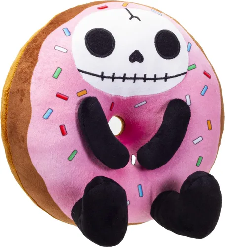 Vista 4 de Furrybones Donatsu - Figura coleccionable de donas rociadas, 10 pulgadas de alto, suave