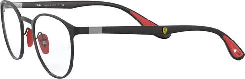 Vista 3 de Ray-Ban Rx6355m Scuderia Ferrari Collection Round Prescription Eyeglass Frames