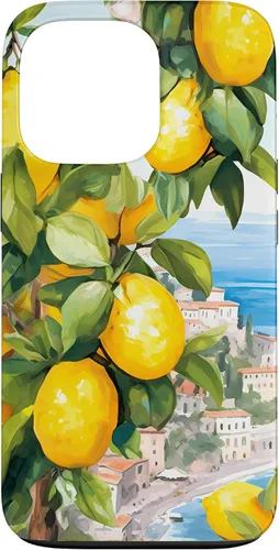 Vista 10 de iPhone 16 Costa de Amalfi con limones de Amalfi del Mar Mediterráneo