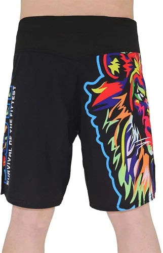 Vista 7 de SOTF Pantalones cortos transpirables para correr, MMA, boxeo, fitness, deportes