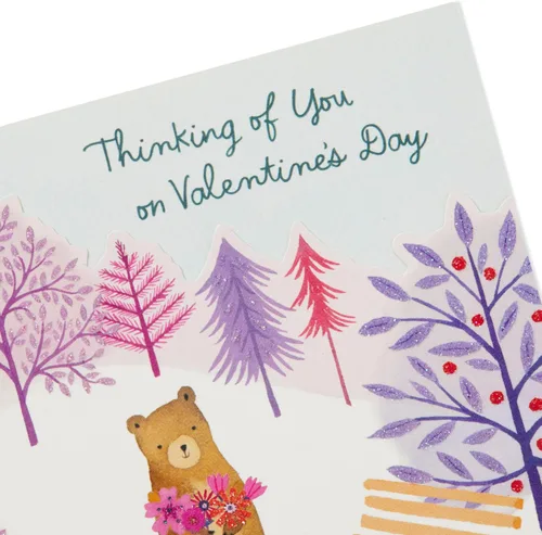 Vista 4 de Hallmark Paper Wonder Pop Up - Tarjeta de San Valentín para cualquier persona