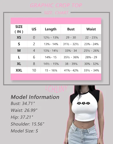 Vista 7 de LCHLINY Camiseta corta de manga corta con estampado de ángel para mujer, cuello redondo, ajustada, recortada
