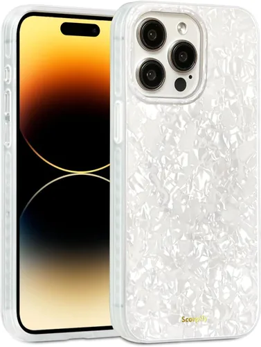 Vista 18 de SCORPIFY Funda para iPhone 15 Pro Max [Compatible con MagSafe] con Diseño de Estampado de Leopardo Guepardo Negro Mate, Linda Funda Magnética