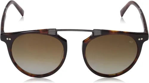 Vista 2 de John Varvatos Gafas de sol redondas polarizadas V602 para hombre