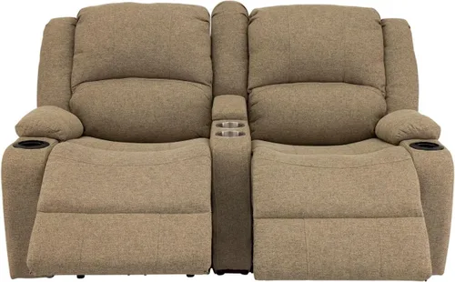 Vista 8 de RecPro Charles Powered RV Wall Hugger Reclinable Loveseat Avena de 64