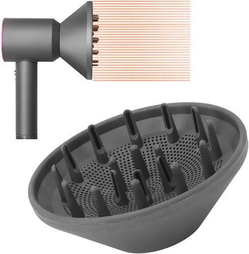 Vista 3 de TOPINCN Accesorio difusor de secador de pelo para secador de pelo, difusor universal de secado rápido, boquilla de aire, profesional