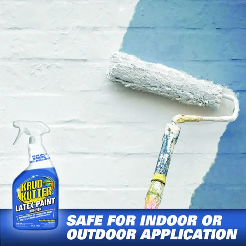 Vista 6 de Krud Kutter Spray removedor de pintura de látex, 24 onzas, elimina la pintura de látex seca y fresca de pisos, azulejos, madera y superficies duras