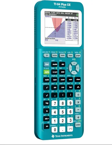 Vista 3 de Calculadora gráfica TI-84 Plus CE, Trinomio Verde Azulado Trinomial Teal