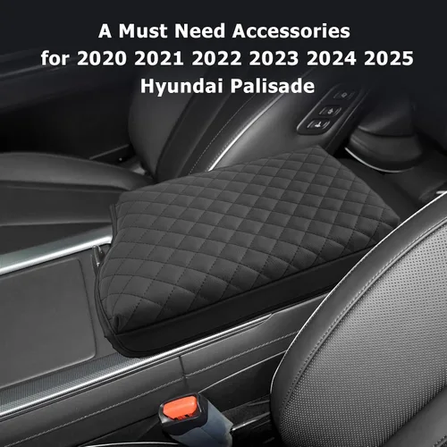 Vista 7 de LUWU Funda de Consola Central Palisade 2025 Compatible con Accesorios Palisade 2020-2024 2025, Funda de Reposabrazos, Almohadilla de Consola