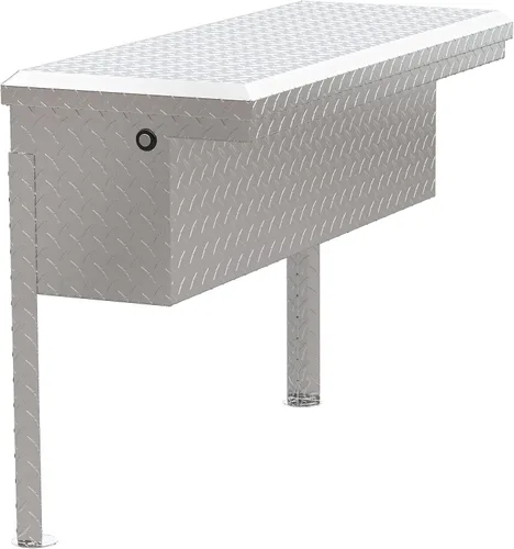Vista 3 de UWS EC30361 Caja de herramientas lateral de aluminio de pared pesada de 36 pulgadas con perfil bajo, tapa RigidCore