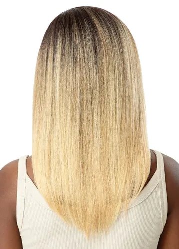 Vista 4 de Outre Peluca de encaje frontal - Natural Yaki 18" (marrón oscuro 2)