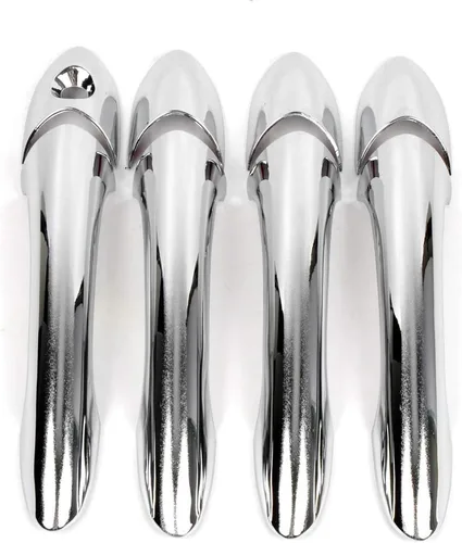Vista 2 de Dreamseek 8 piezas de cubierta de manija de 4 puertas compatibles con Hyundai Sonata I45 YF 2011 2012 2013 2014 exterior ABS moldeado protector