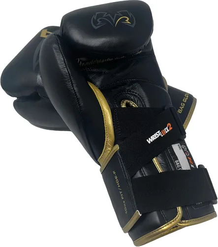 Vista 3 de Guantes de boxeo RIVAL RFX-Guerrero-V para bolsa de entrenamiento, con relleno de espuma multicapa (HDEF), cuero premium, sistema Wrist Lock 2