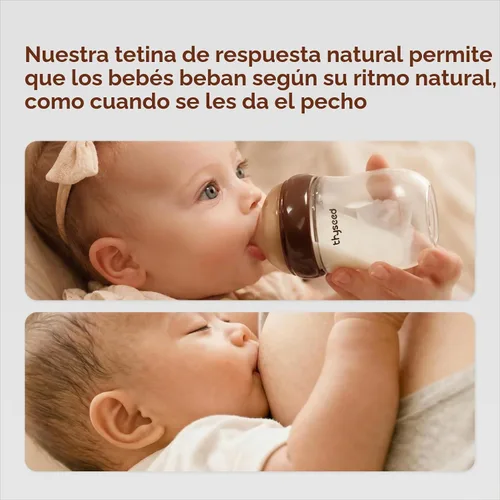Vista 4 de Thyseed - Biberón natural anticólico de repuesto, 5 onzas, 0+ meses