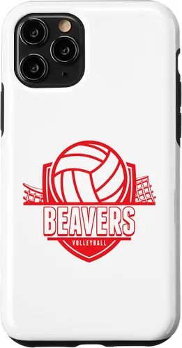 Vista 29 de Beavers Volleyball Back to School Spirit R Case for iPhone 17