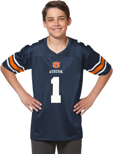 Vista 19 de Little King NCAA - Touchdown Pass - Camiseta de fútbol americano para jóvenes y adolescentes del equipo - Tallas Pequeña Juvenil-XL Juvenil