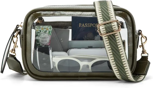 Vista 10 de Wuflyover Clear Purse for Women, Clear Bag for Stadium Events.