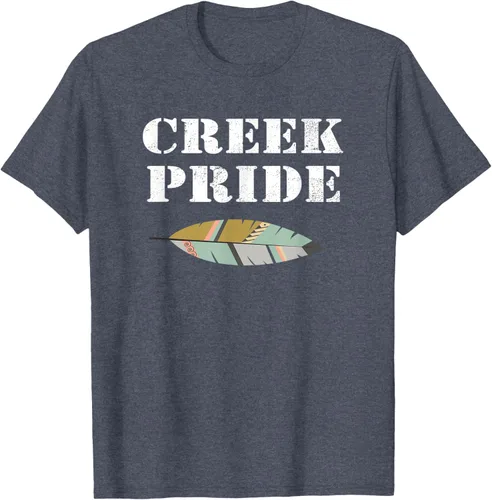 Vista 73 de Creek Native American Pride - Camiseta, Negro, S