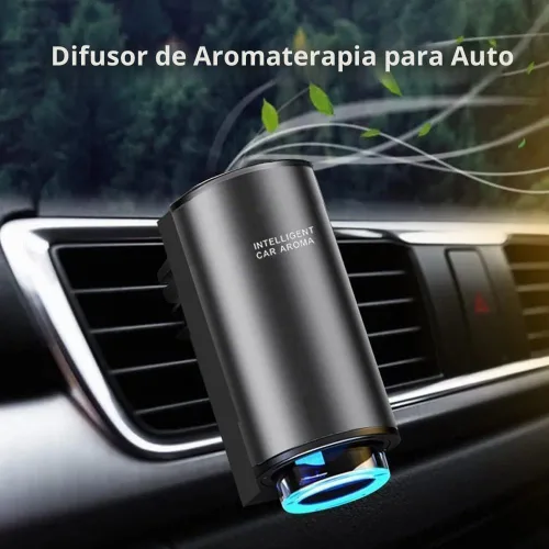 Vista 4 de Ambientador de coche inteligente difusor, aromatizante para Carro Inteligente Aroma de coche inteligente (Diffuser+3pcs Aceites, Colonia)