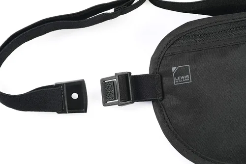 Vista 5 de Lewis N. Clark Cintura de lujo, Negro -, Cartera Rfid