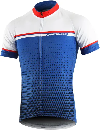 Vista 9 de BERGRISAR - Camisetas de ciclismo de manga corta para hombre 8001 azul