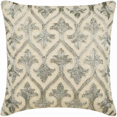 Vista 26 de The HomeCentric Fundas de almohada decorativas beige de 12 x 12 pulgadas (11.8 x 11.8 in), encaje de yute y almohadas marroquíes para sofá
