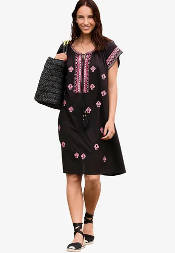 Vista 4 de ellos Vestido Playa Shift para mujer, talla grande