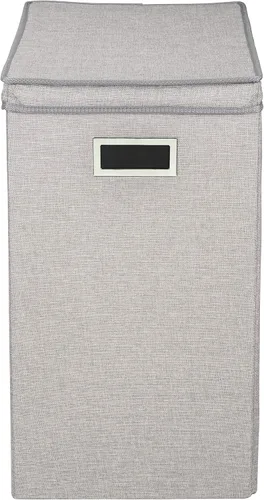 Vista 5 de Greenway GFL6000GR - Cesto plegable para ropa sucia con doble clasificador, lino gris