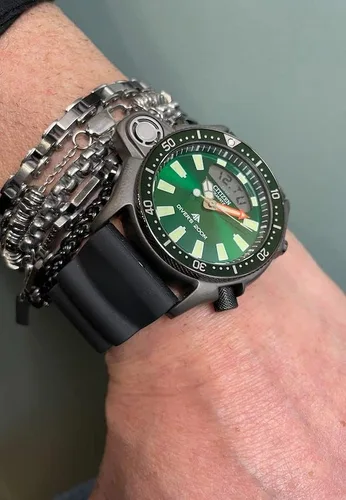 Vista 2 de Citizen Reloj Promaster JP2007-17X Divers Acero, Correa