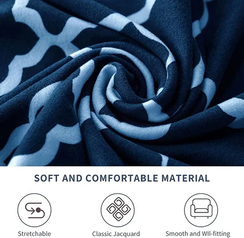 Vista 80 de Eco-Ancheng Funda para silla Wingback, 2 piezas, respaldo de ala, fundas de elastano para sillón con respaldo de ala, fundas para sillón con parte