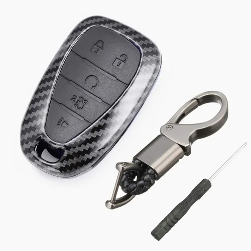 Vista 9 de ontto Funda inteligente para llavero con llavero, Negro (4 btn)